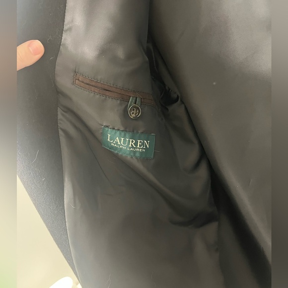 Men’s black Lauren by Ralph Lauren overcoat new with tags NWT - Picture 6 of 9